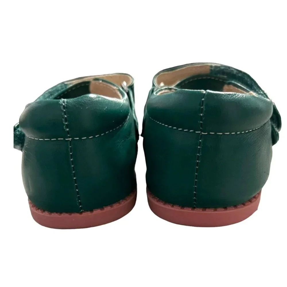 Livie & Luca + Matilda Jane Sz 12 Lucky Clover Green Petal Shoes